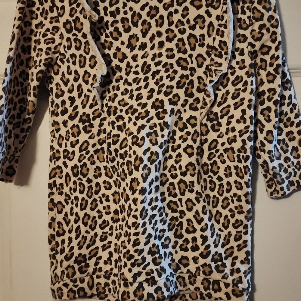 Chic Leopard Print Kids Dress